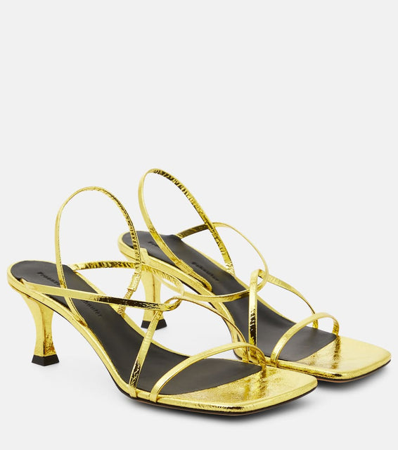 Proenza Schouler 60 leather slingback sandals