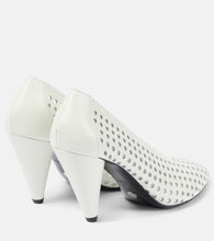Proenza Schouler Perforated Cone leather pumps