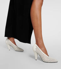 Proenza Schouler Perforated Cone leather pumps
