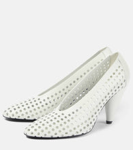 Proenza Schouler Perforated Cone leather pumps