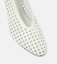 Proenza Schouler Perforated Cone leather pumps