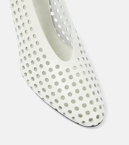 Proenza Schouler Perforated Cone leather pumps