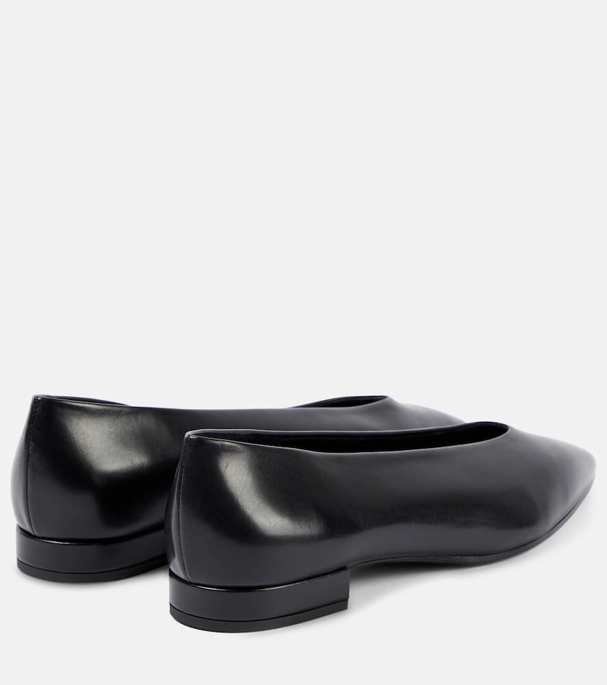 Loro Piana Rebecca leather ballet flats