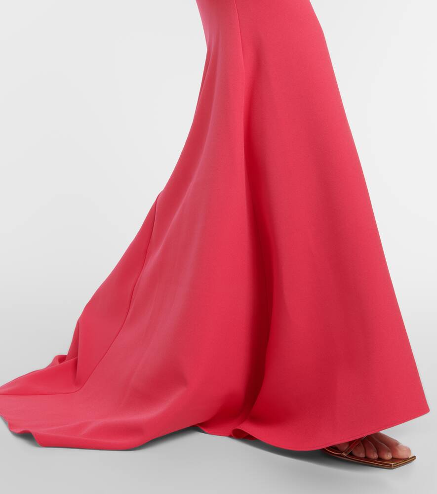 Safiyaa Pollina crêpe gown