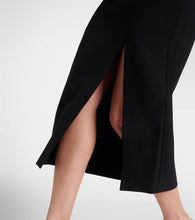 Safiyaa Asymmetric crêpe midi dress