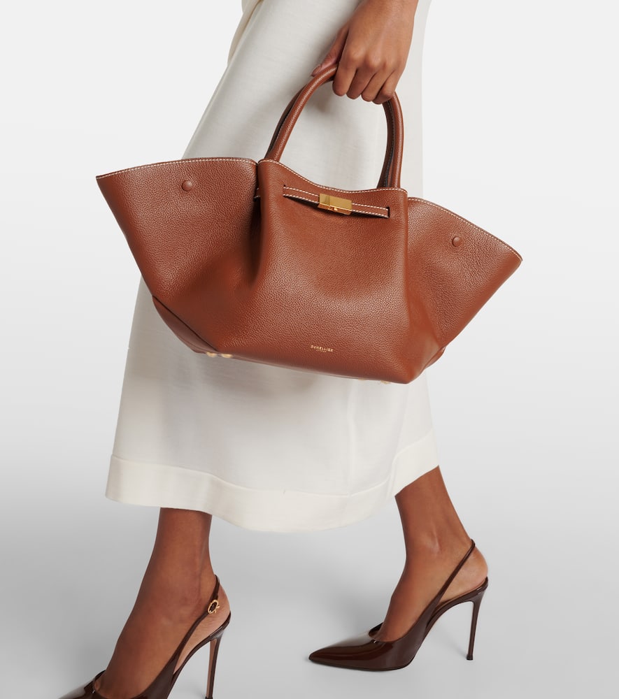 DeMellier New York Midi leather tote bag