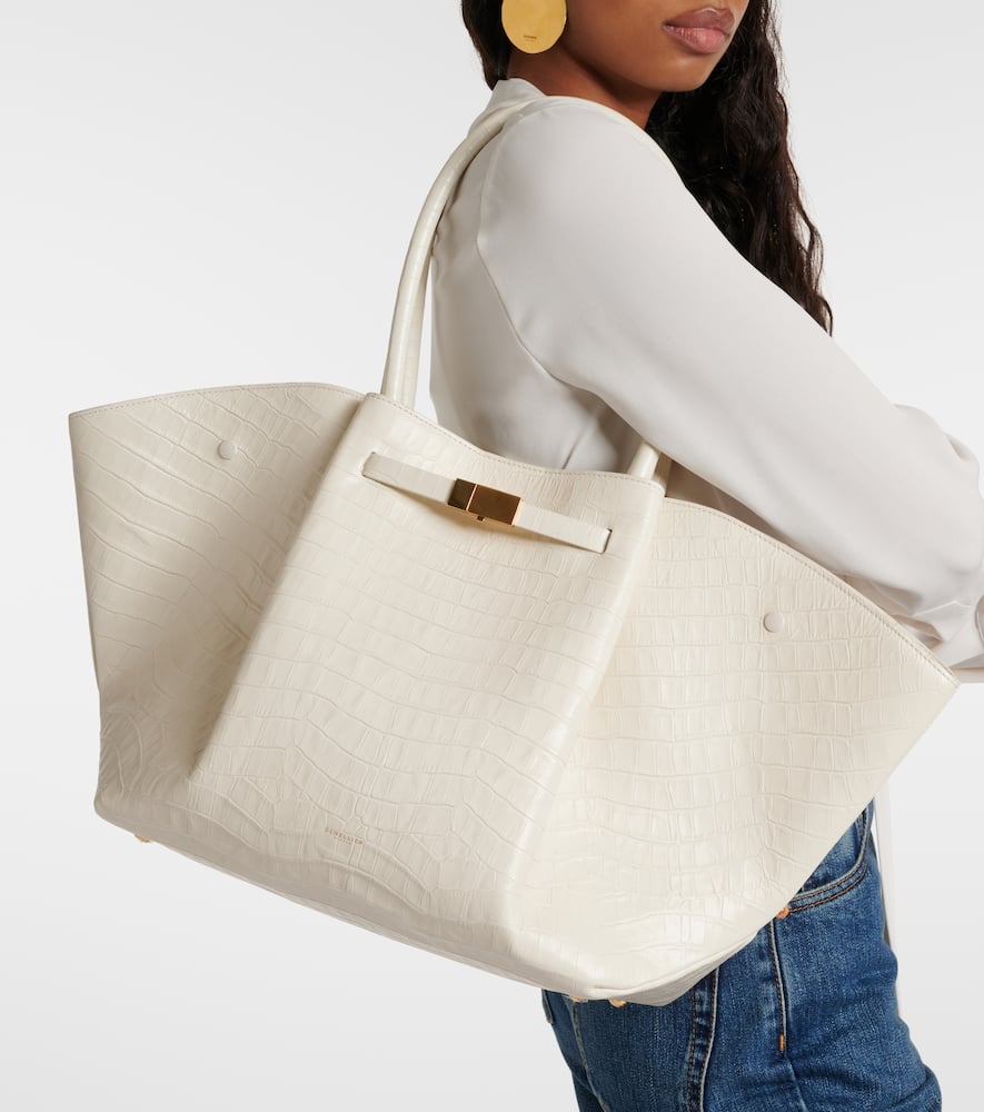 DeMellier New-York croc-effect leather tote bag