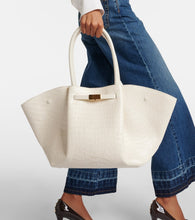 DeMellier New-York croc-effect leather tote bag