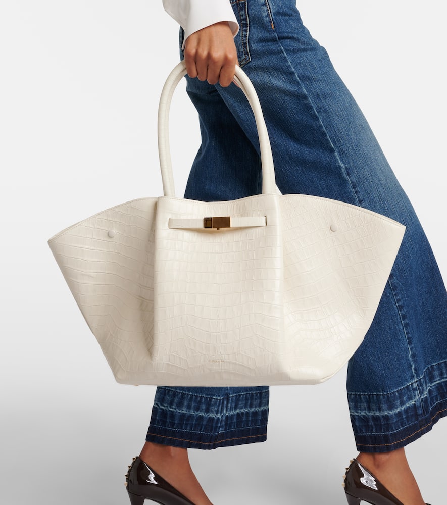 DeMellier New-York croc-effect leather tote bag