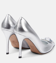 Valentino Garavani One Stud metallic leather pumps