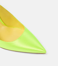 Rene Caovilla Cleo crystal-embellished satin pumps