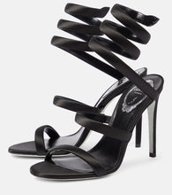 Rene Caovilla Margot embellished satin sandals