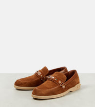 Valentino Garavani Leisure Flows suede loafers