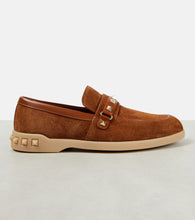 Valentino Garavani Leisure Flows suede loafers