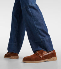 Valentino Garavani Leisure Flows suede loafers
