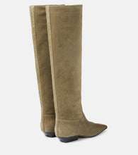 Khaite Marfa suede knee-high boots