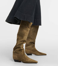 Khaite Marfa suede knee-high boots