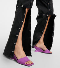 The Attico Cheope 60 suede mules