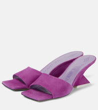 The Attico Cheope 60 suede mules