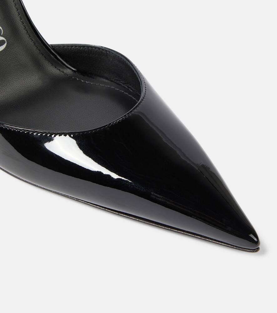 The Attico Ester faux leather slingback pumps