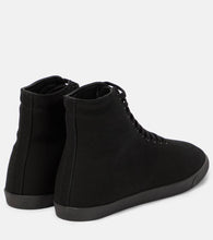 The Row Canvas high-top sneakers