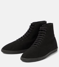 The Row Canvas high-top sneakers