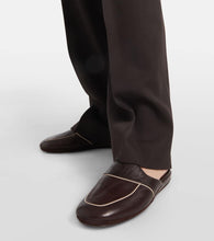 The Row Beck leather mules