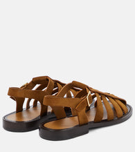 The Row Pablo suede fisherman sandals