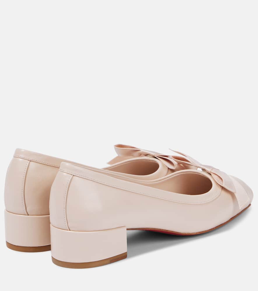 Christian Louboutin Mamaflirt bow-detail leather pumps