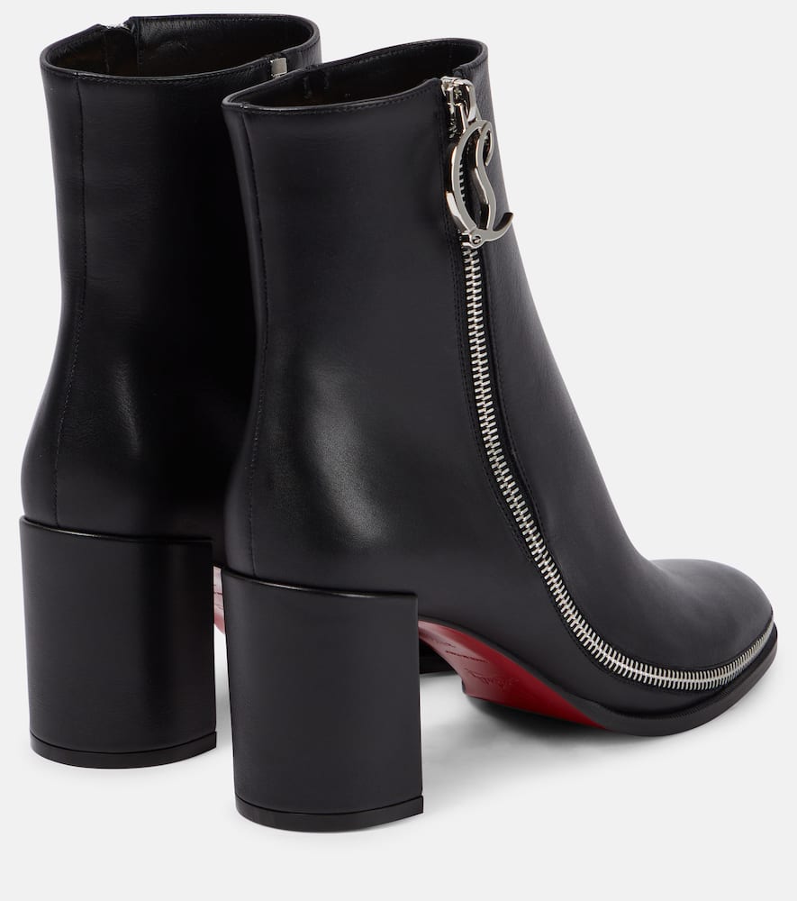 Christian Louboutin CL Zip leather ankle boots