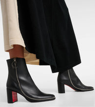 Christian Louboutin CL Zip leather ankle boots