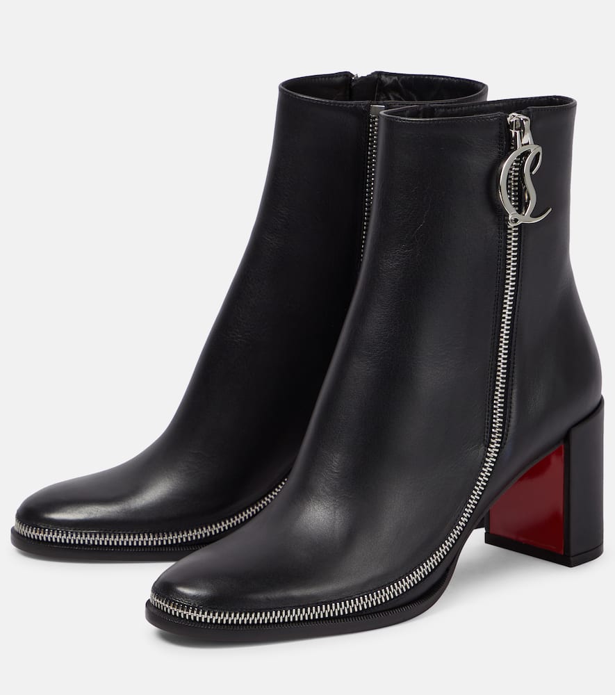Christian Louboutin CL Zip leather ankle boots