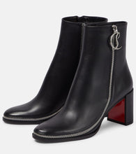 Christian Louboutin CL Zip leather ankle boots