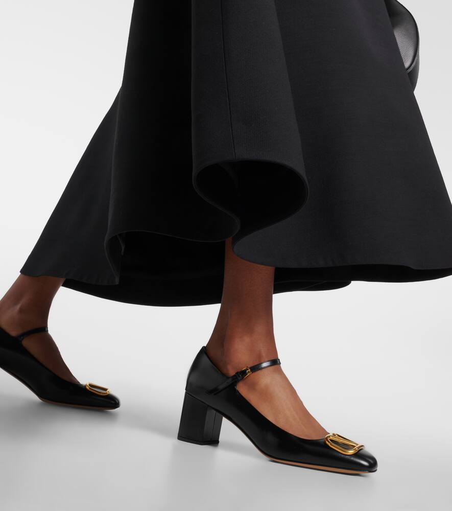Valentino Garavani VLogo Signature leather Mary Jane pumps