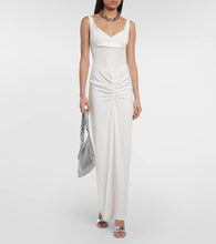 Christopher Esber Fusion ruched jersey maxi dress