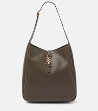 Saint Laurent Le 5 √É¬† 7 Large leather shoulder bag. Shop Saint Laurent Shoulder Bags for women now.