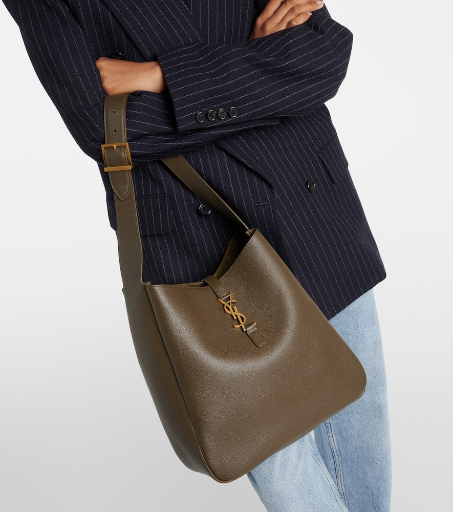 Saint Laurent Le 5 √É¬† 7 Large leather shoulder bag