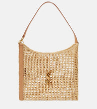 Saint Laurent Oxalis crochet raffia shoulder bag. Shop Saint Laurent Shoulder Bags for women now.
