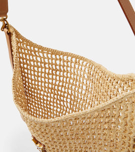 Saint Laurent Oxalis crochet raffia shoulder bag