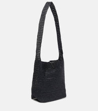 Saint Laurent Le 5 √É¬† 7 Medium raffia shoulder bag
