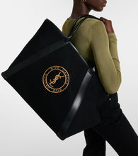 Saint Laurent Rive Gauche embroidered canvas tote bag