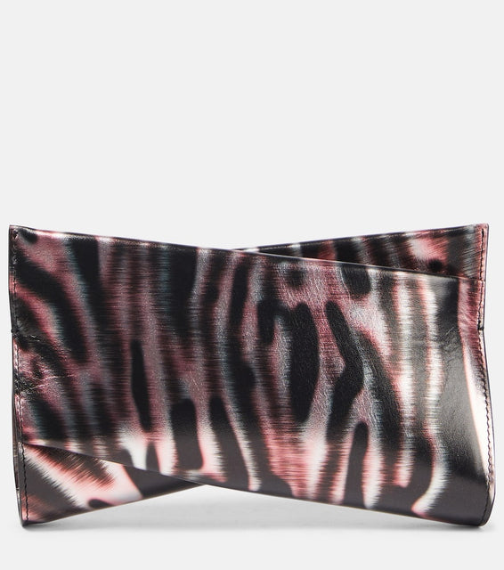 Christian Louboutin Loubitwist Small leather clutch. Shop Christian Louboutin Clutches for women now.