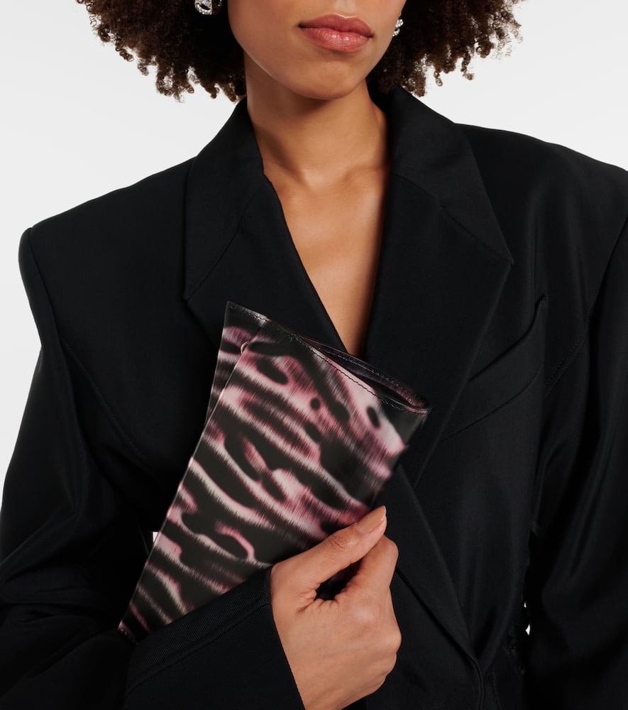 Christian Louboutin Loubitwist Small leather clutch