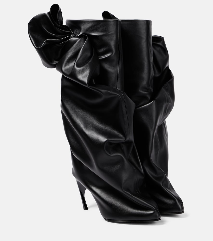 Alexander McQueen Leather knee-high boots