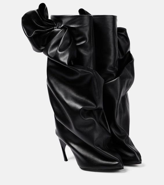 Alexander McQueen Leather knee-high boots