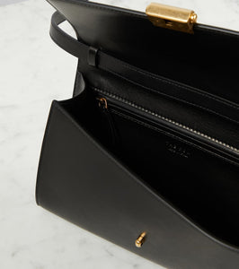 The Row Laurie suede and leather crossbody bag