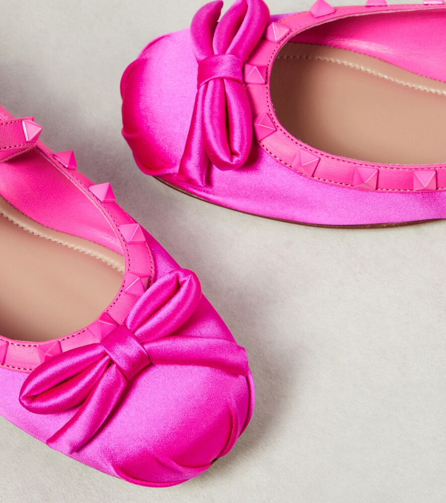 Valentino Garavani Rockstud embellished ballet flats