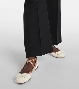 Valentino Garavani Rockstud leather ballet flats