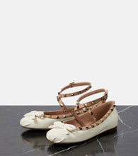 Valentino Garavani Rockstud leather ballet flats