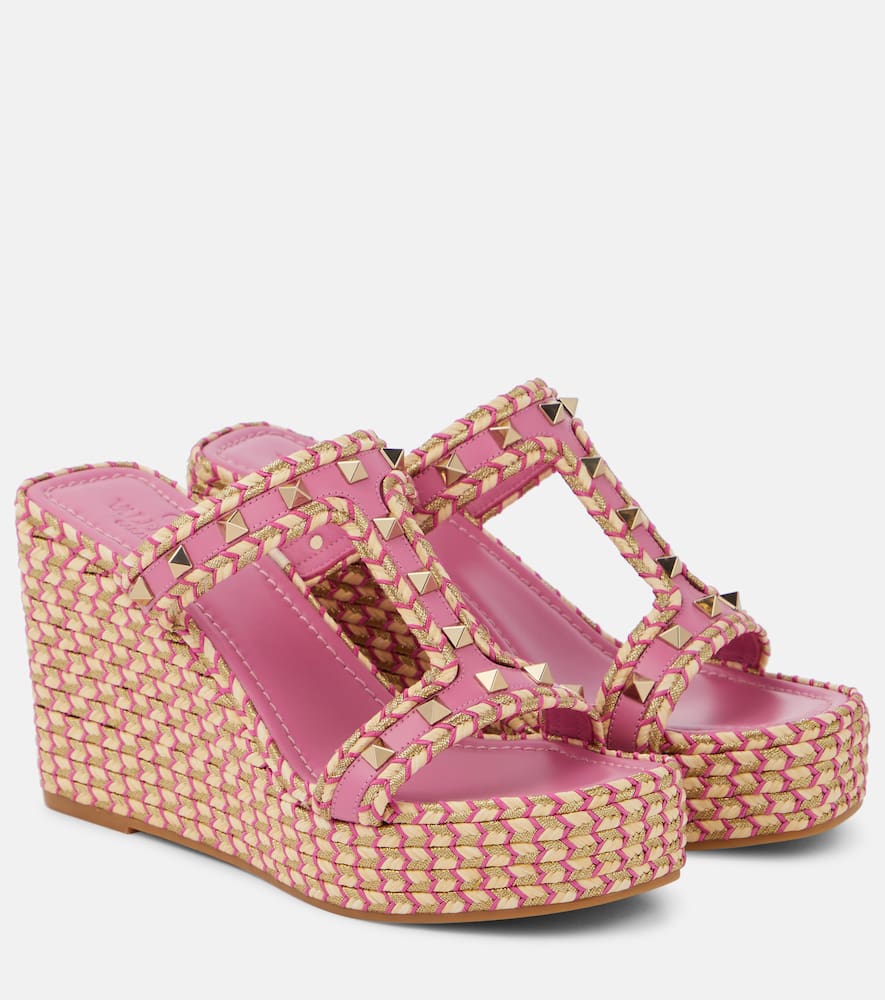 Valentino Garavani Rockstud wedge sandals